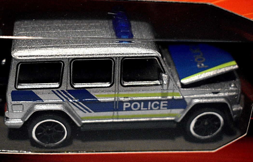 Majorette  Trailer Sets - Mercedes-Benz G-63 Police Truck & Police Boat