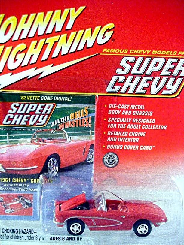 Johnny Lightning Super Chevy Magazine - 1961 Chevrolet Corvette