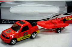 Majorette Trailers Series - Toyota Rav 4 with Inflatable Boat