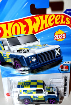 Hot Wheels - New for 2025 - Drift Ender Custom Land Rover Defender 90 Twin Turbo Police Truck