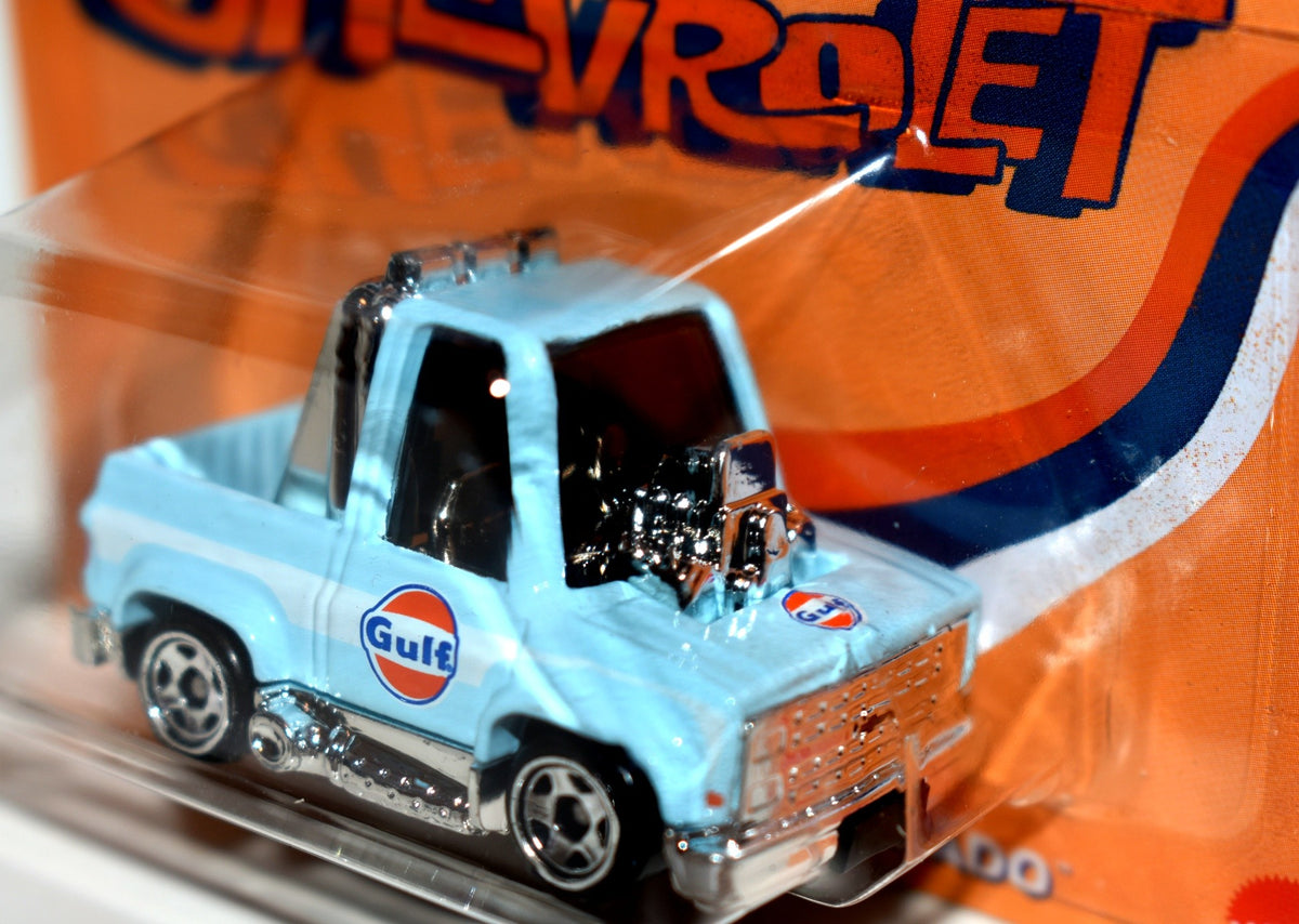 Hot Wheels Silver Series - Tooned - Gulf Racing 1983 Chevy Silverado Squarebody