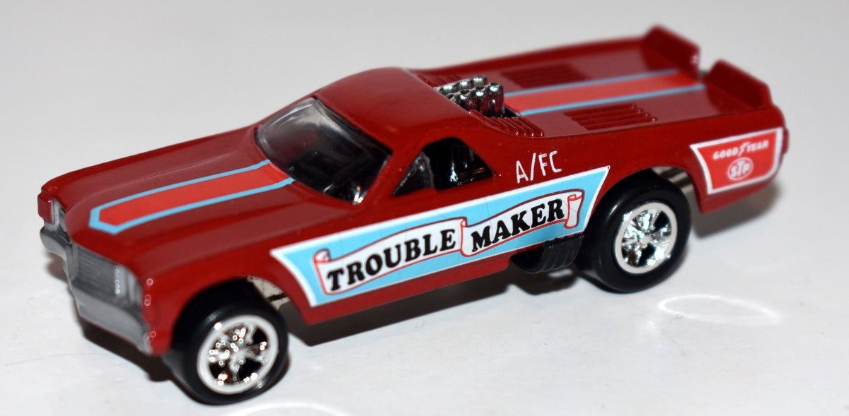 Johnny Lightning - Wacky Winners - Tom Daniel's Trouble Maker Chevy El Camino Funny Car