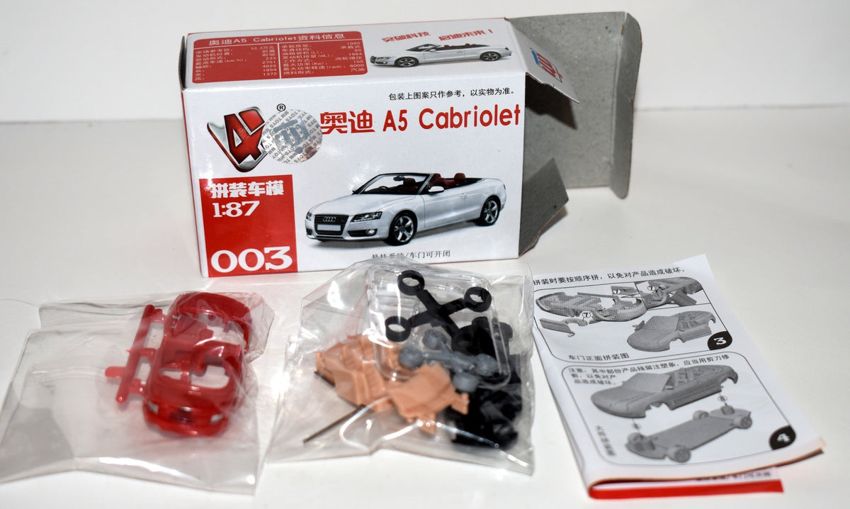 4D Toys - (003) Audi A5 Cabriolet Model Kit