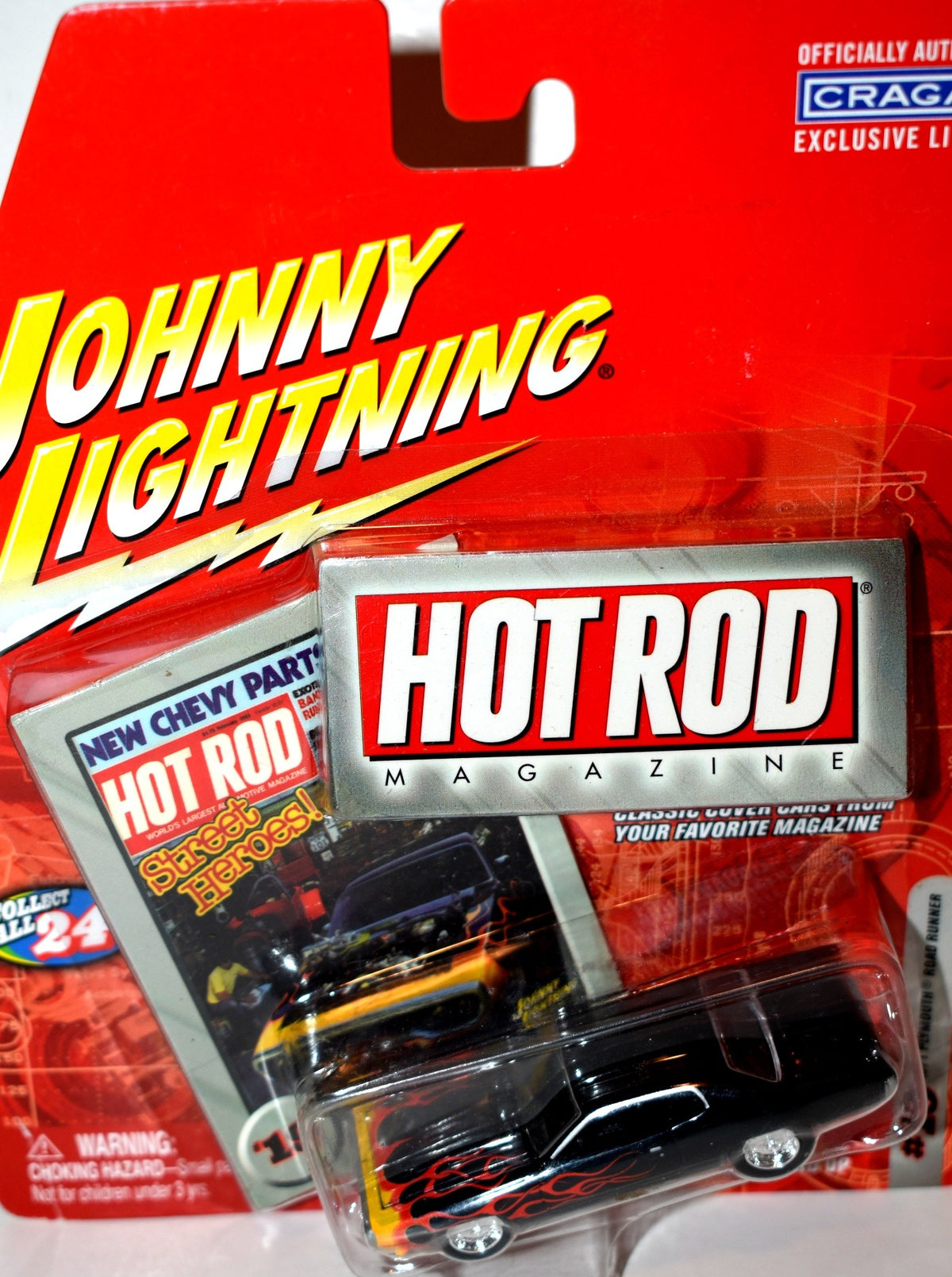 Johnny Lightning Hot Rod Magazine 1971 Plymouth Road Runner