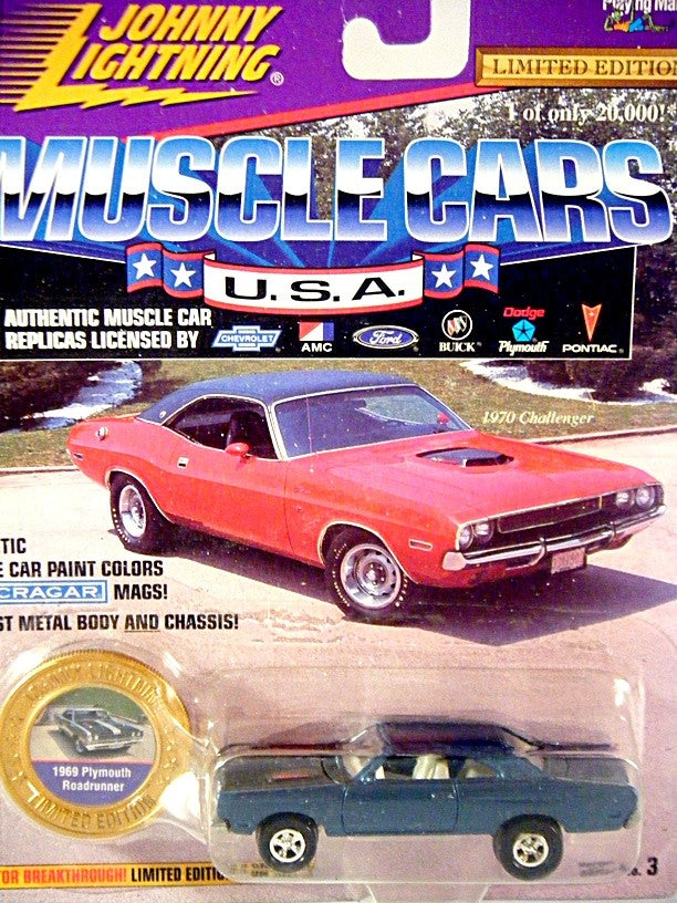 Johnny Lightning Muscle Cars USA - 1969 Plymouth Road Runner