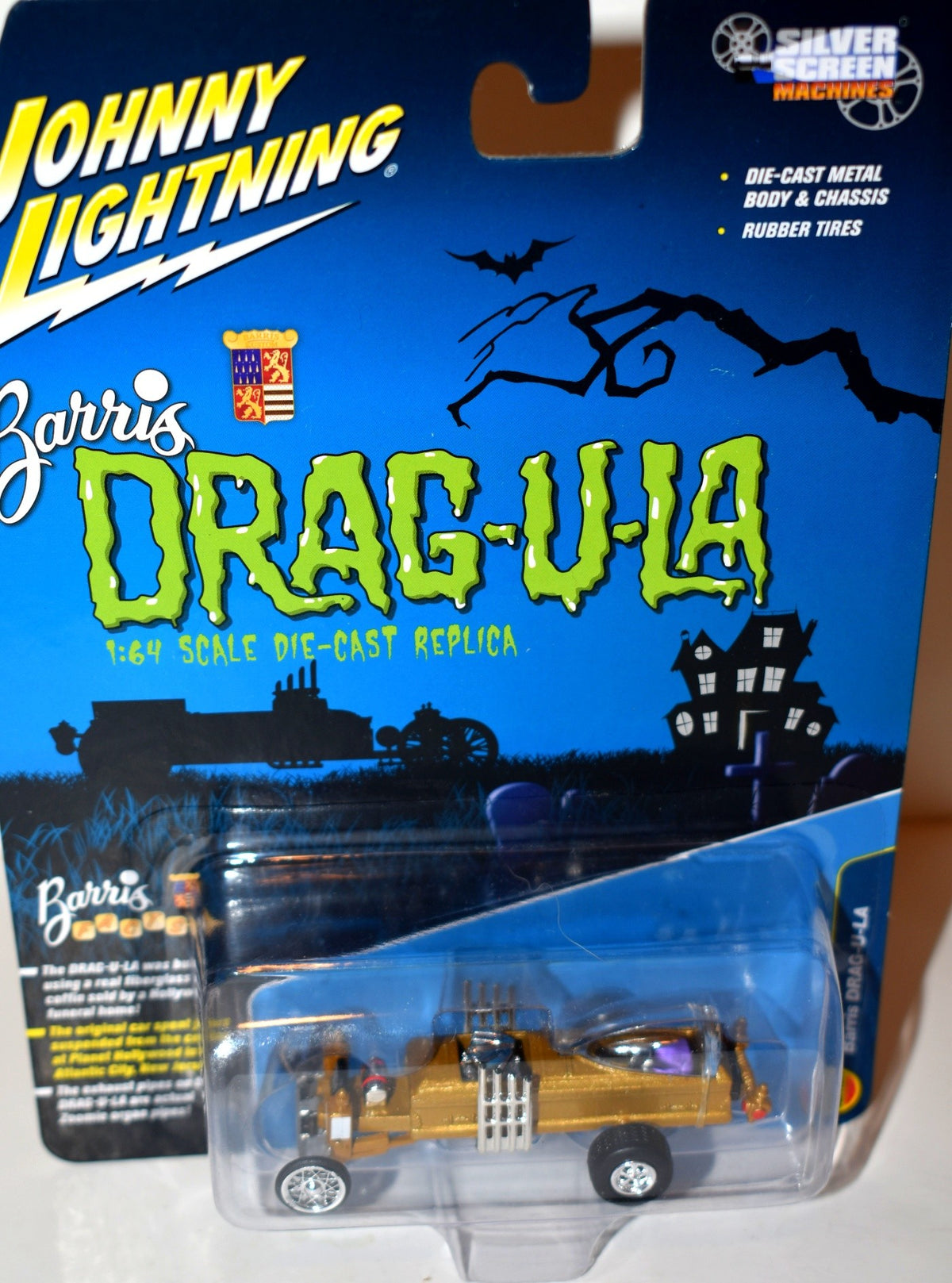 Johnny Lightning Hobby Exclusive - Silver Screen Machines George Barris Dragula