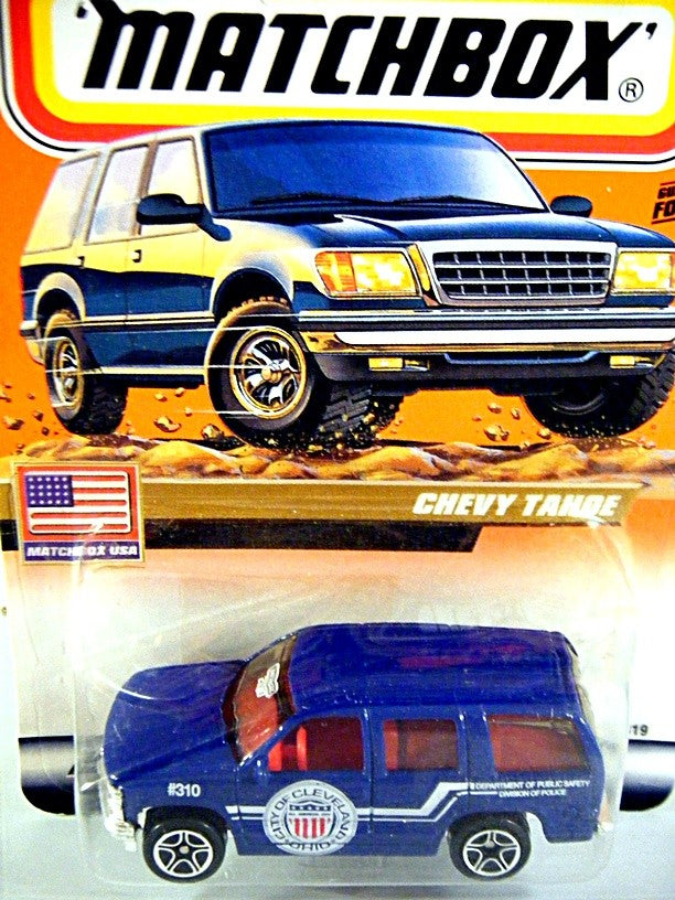 Matchbox 2000 Millennium Logo Chase Series - City of Cleveland Chevrolet Tahoe