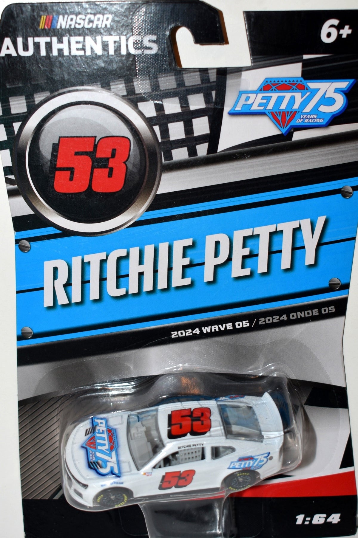 NASCAR Authentics 75th Petty Collection - Ritchie Petty Chevrolet Camaro ZL1 Stock Car
