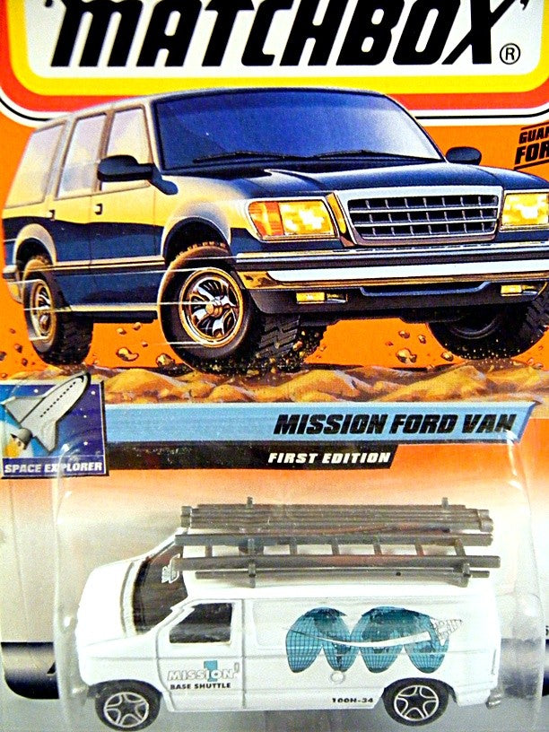 Matchbox 2000 Millennium Logo Chase Series - Ford Contractors Van