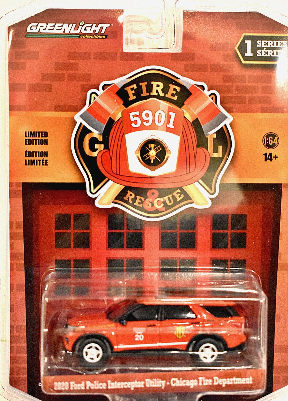Greenlight Fire & Rescue - Chicago Fire Battalion Chief 2020 Ford Interceptor Utility