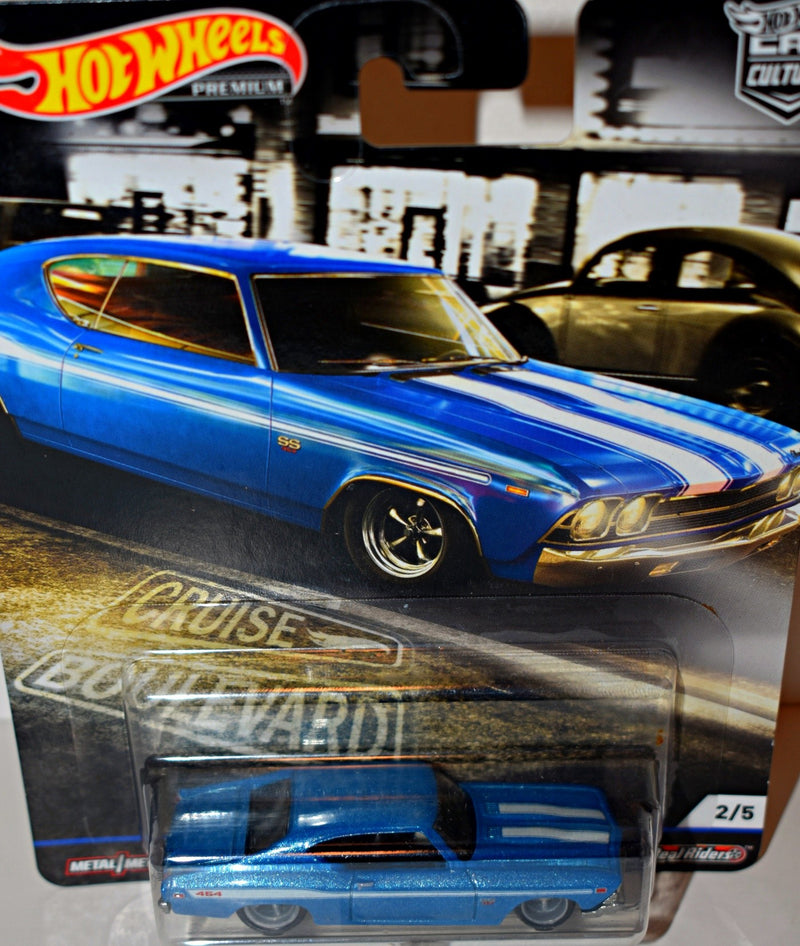 Hot Wheels - Premium - Boulevard - (Error Car) 1969 Chevy Chevelle 396