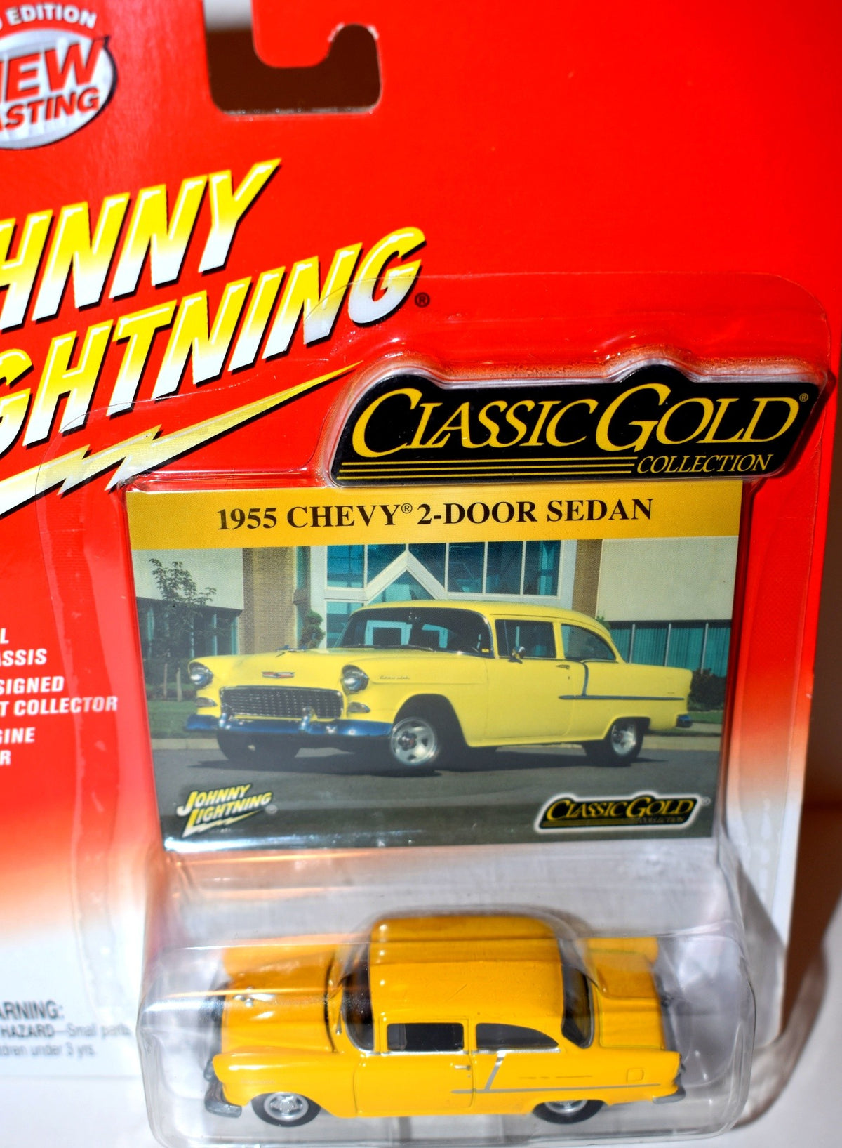 Johnny Lightning  - 1955 Chevy  2-Door Post Sedan