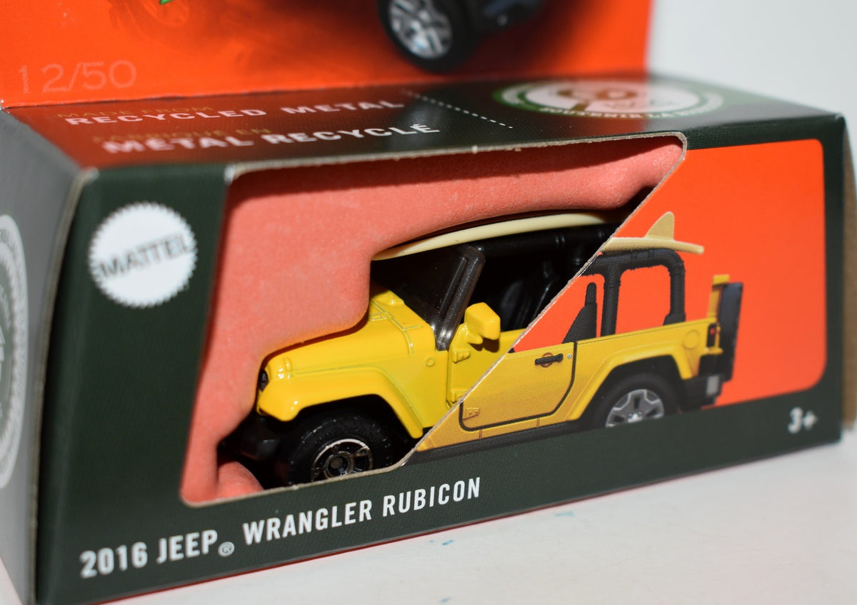 Matchbox Moving Parts - New for 2025 - 2016 Jeep Wrangle Rubicon with Surfboards