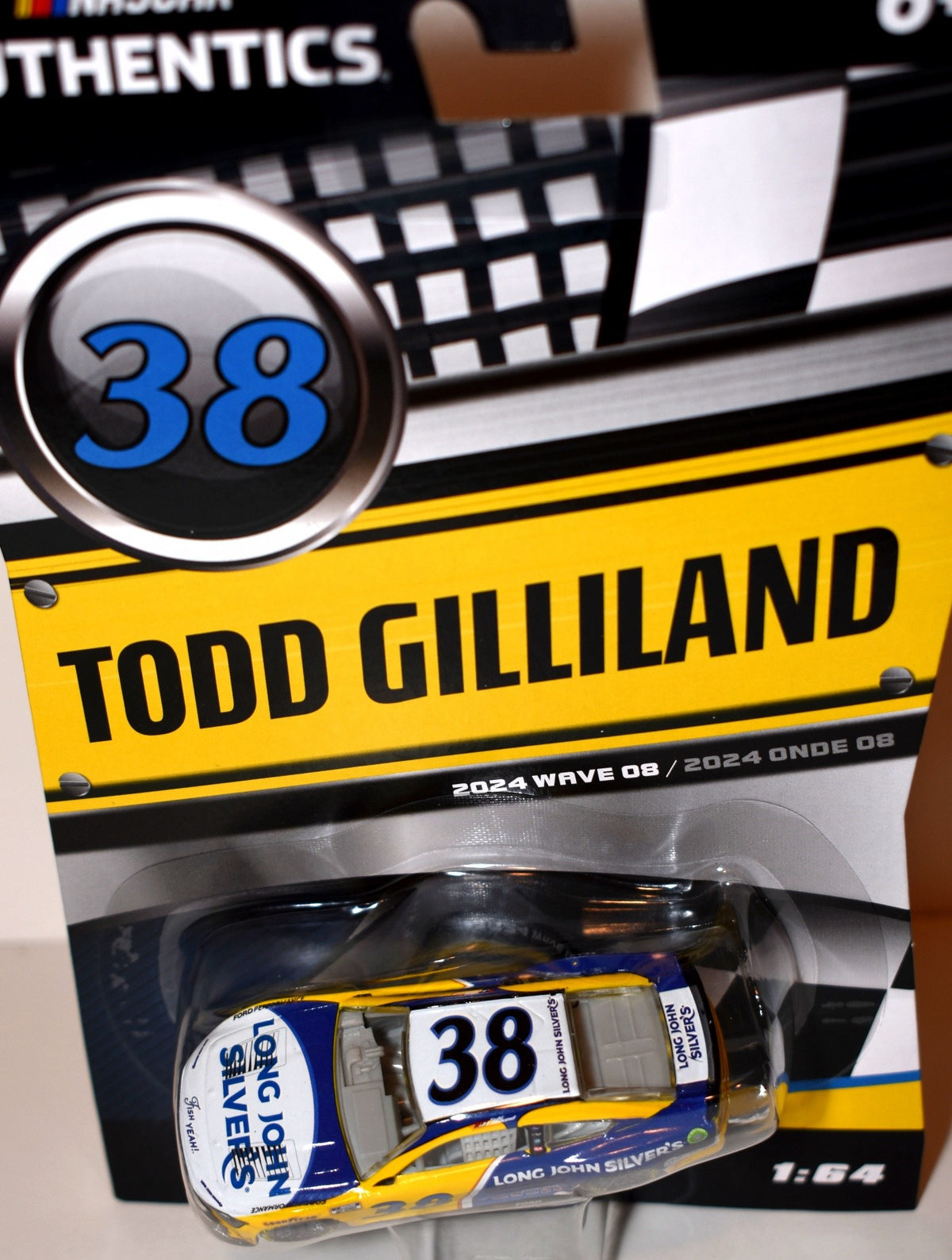 NASCAR Authentics:  Todd Gilliland Long John Silvers Ford Mustang