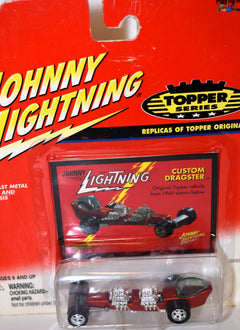 Johnny Lightning Topper Series - Custom Dragster - Dual Motor NHRA Rail Dragster