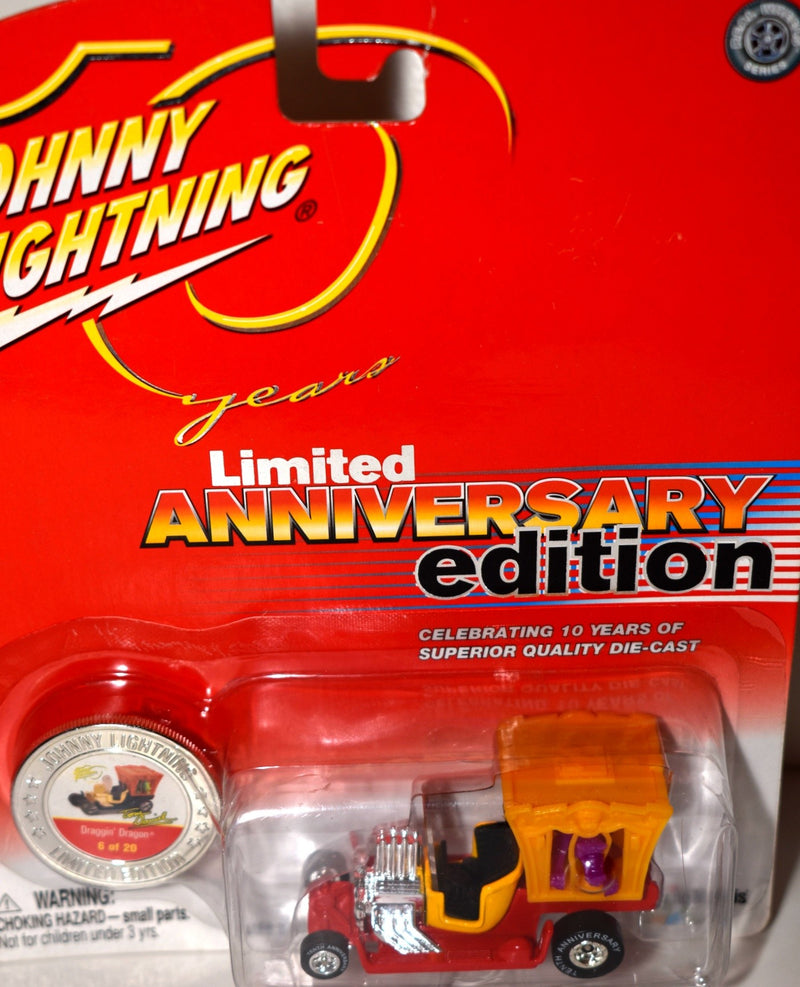 Johnny Lightning 10th Anniversary  Tom Daniels Dragon Wagon Hot Rod