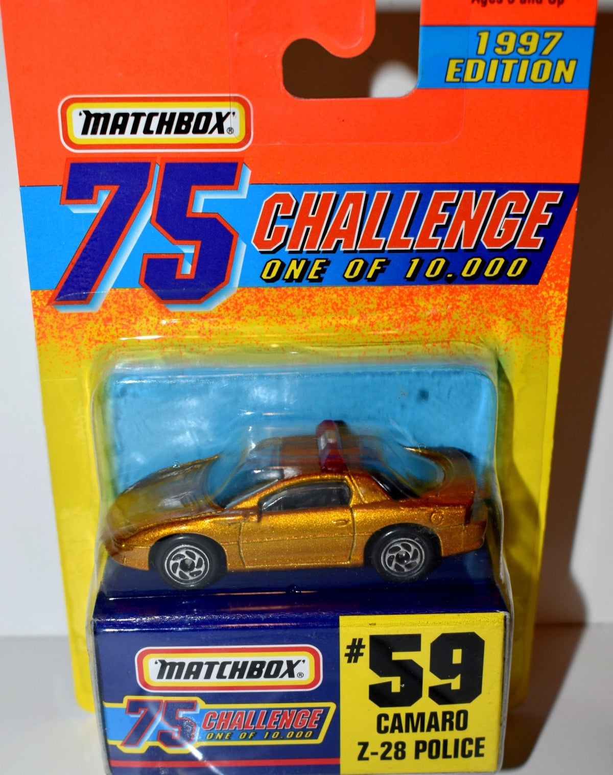 Matchbox Gold Challenge Chevrolet Camaro Z28 Police Car