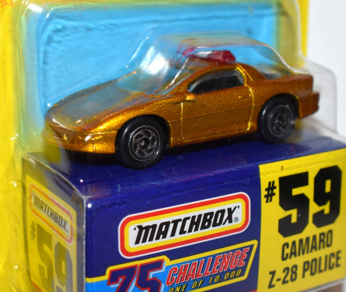 Matchbox Gold Challenge Chevrolet Camaro Z28 Police Car