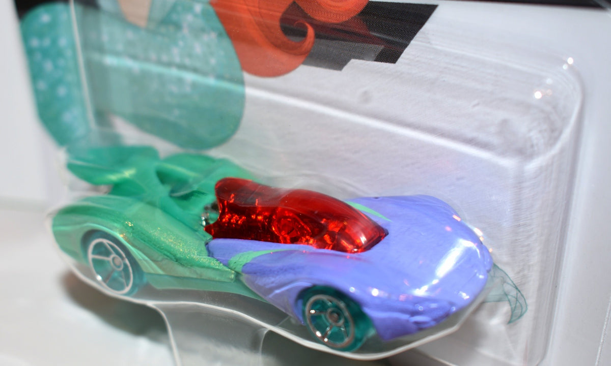 Hot Wheels Character Cars - Disney - Ariel Little Mermaid Car