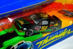 Matchbox - Days of Thunder Cole Trickle Mello Yellow NASCAR Transporter and Stock Car Set