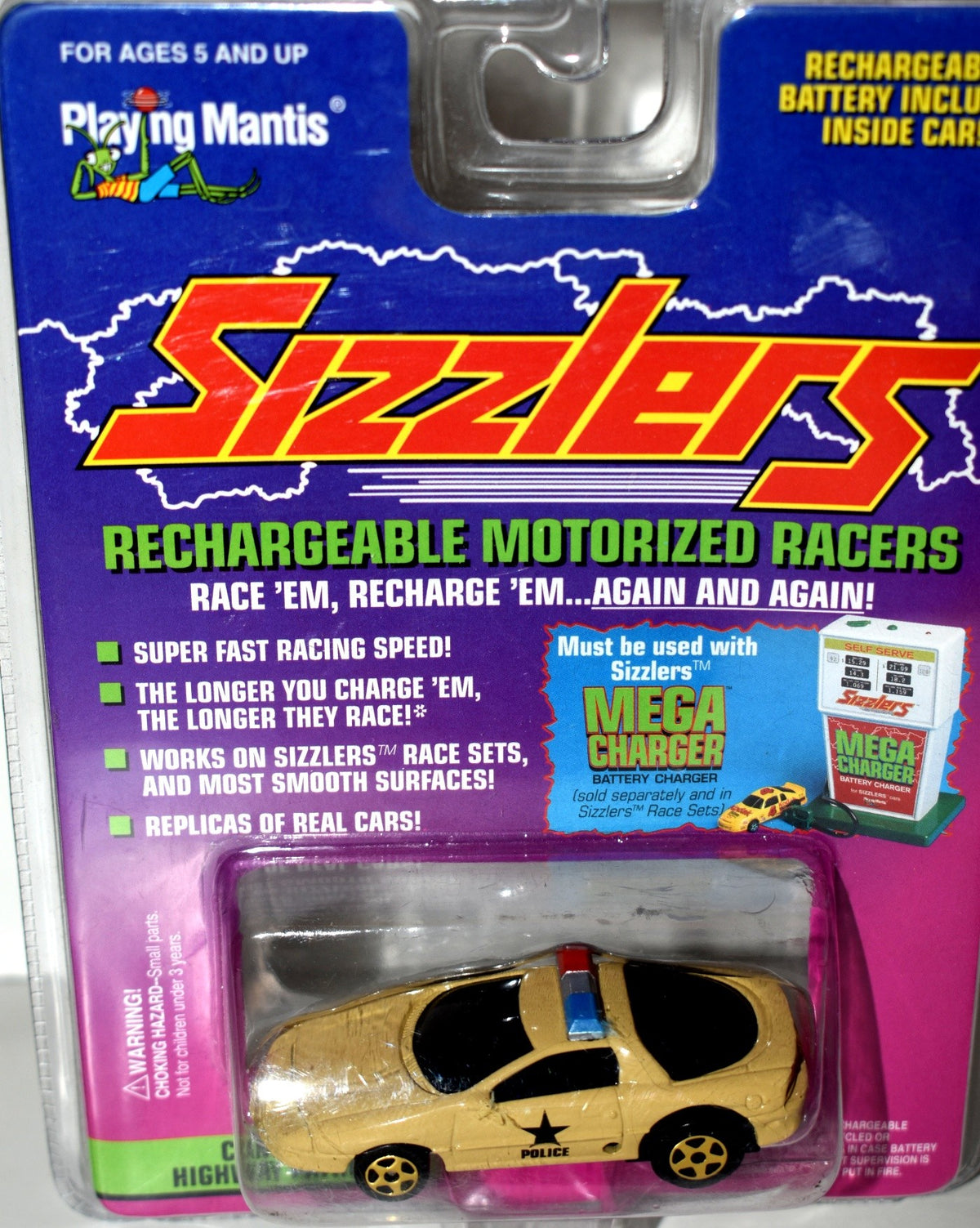Johnny Lightning - Sizzlers - Chevrolet Camaro Police Patrol Car
