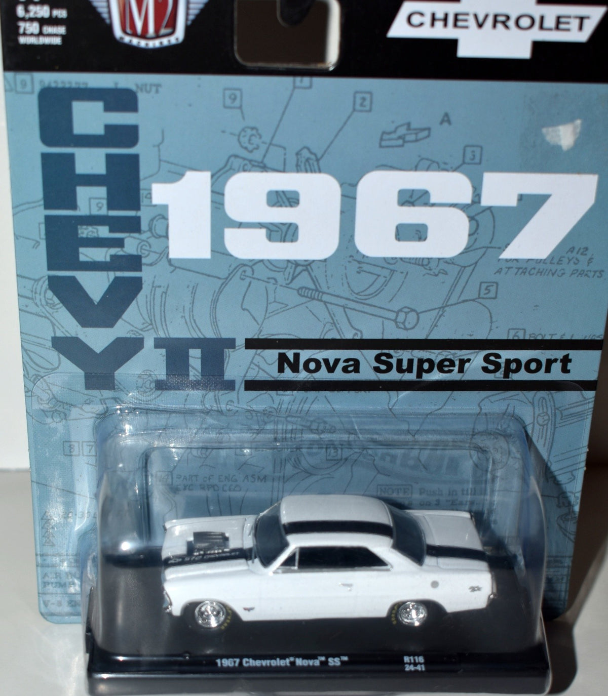 M2 Machines Drivers - 1967 Chevrolet Nova SS 572 Big Block