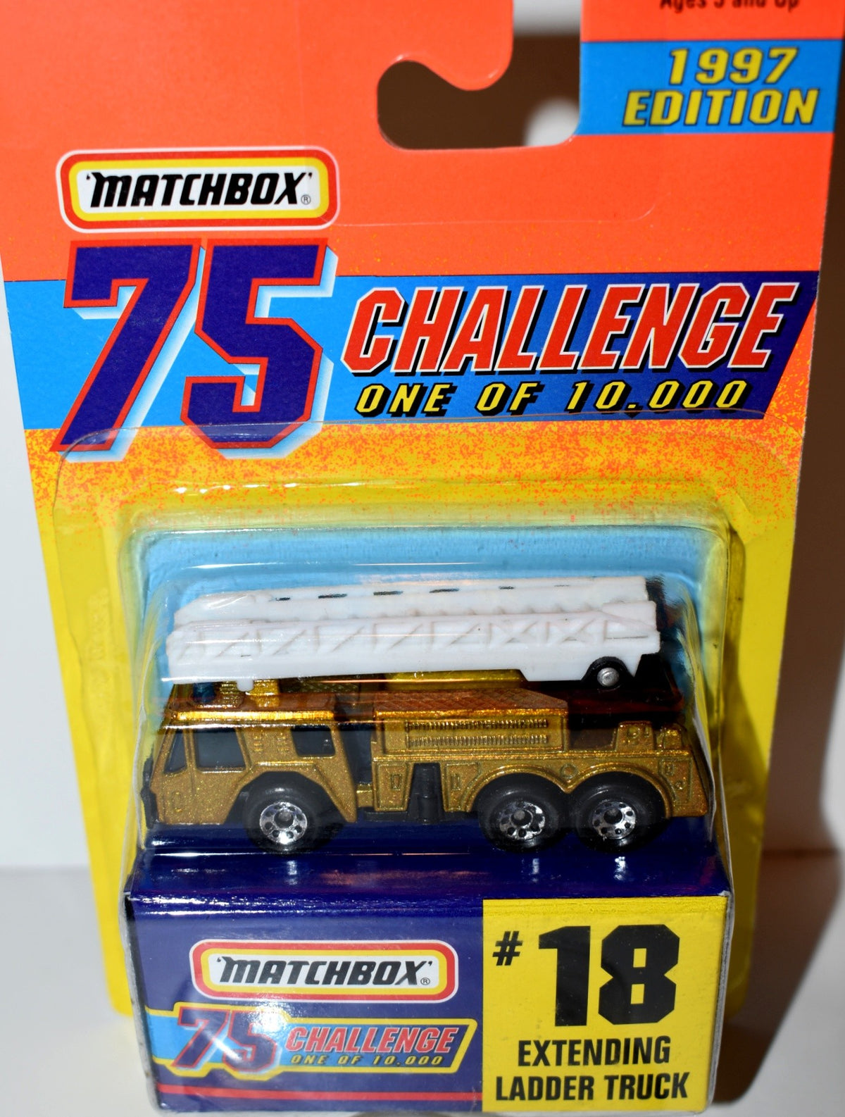 Matchbox Gold Challenge Extending Ladder Fire Truck