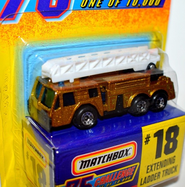 Matchbox Gold Challenge Extending Ladder Fire Truck