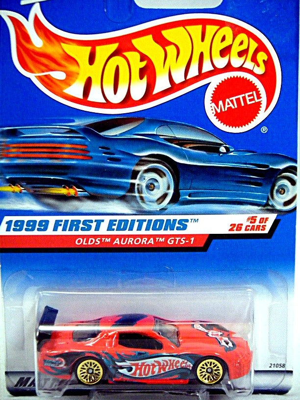 Hot Wheels 1999 First Editions Series - Oldsmobile Aurora GTS-1 Race Car