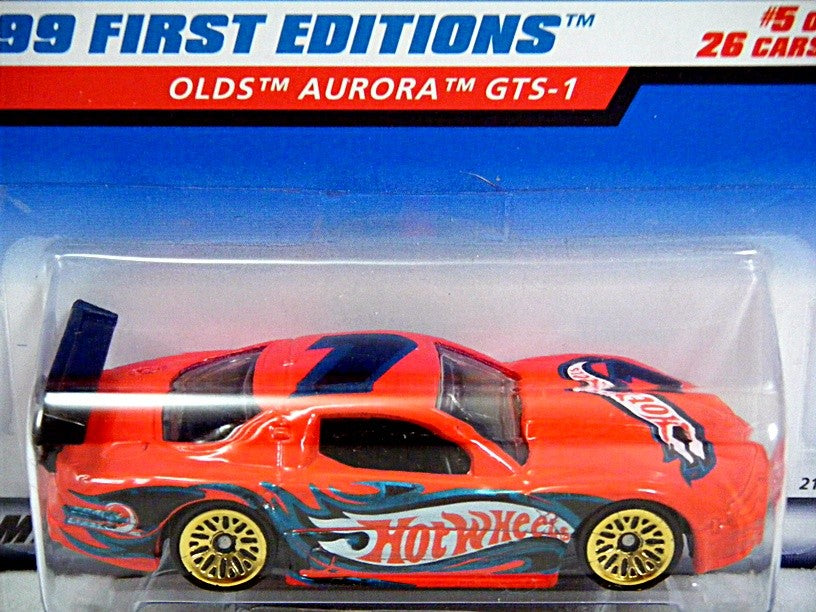 Hot Wheels 1999 First Editions Series - Oldsmobile Aurora GTS-1 Race Car