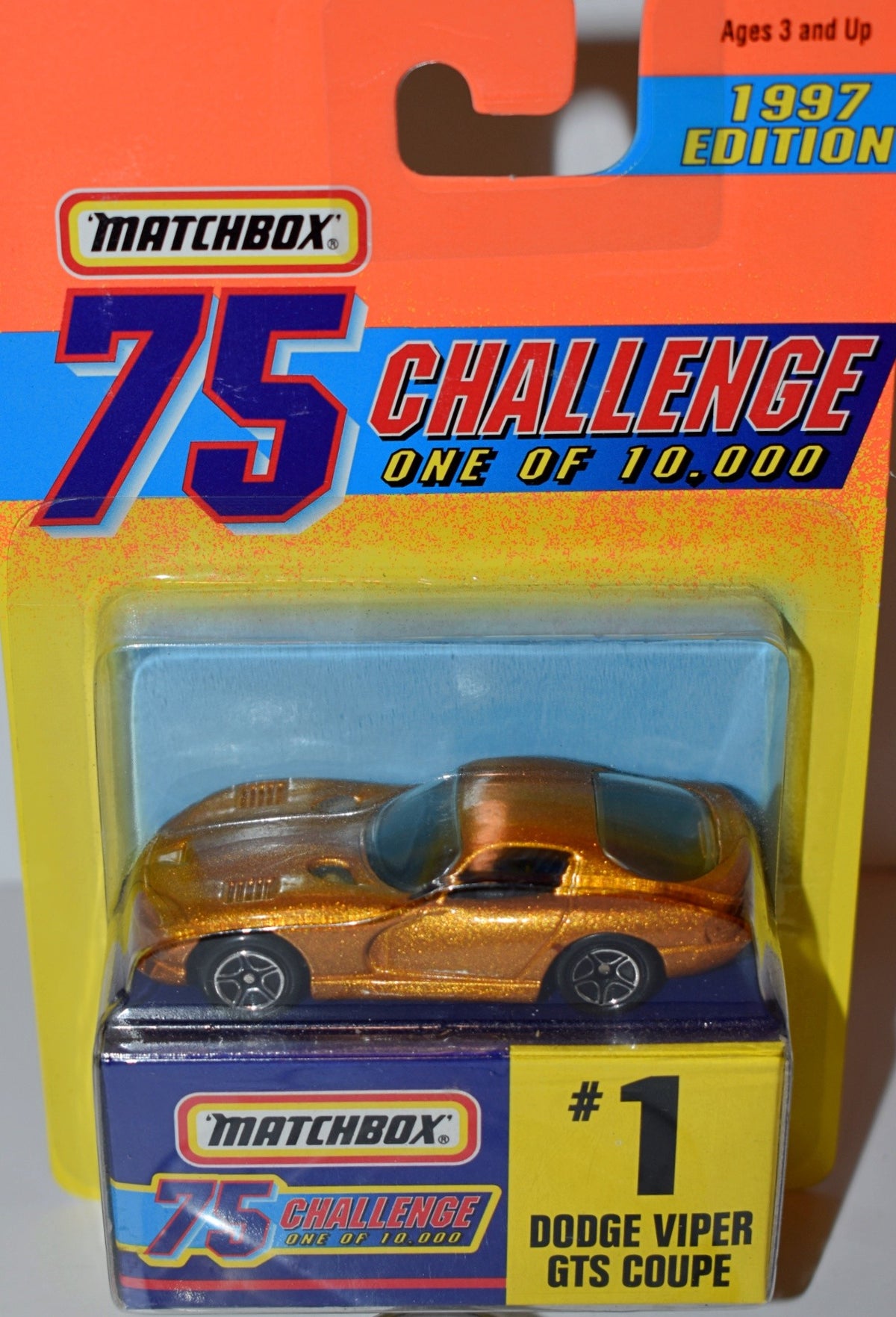Matchbox Gold Challenge Dodge Viper GTS Coupe