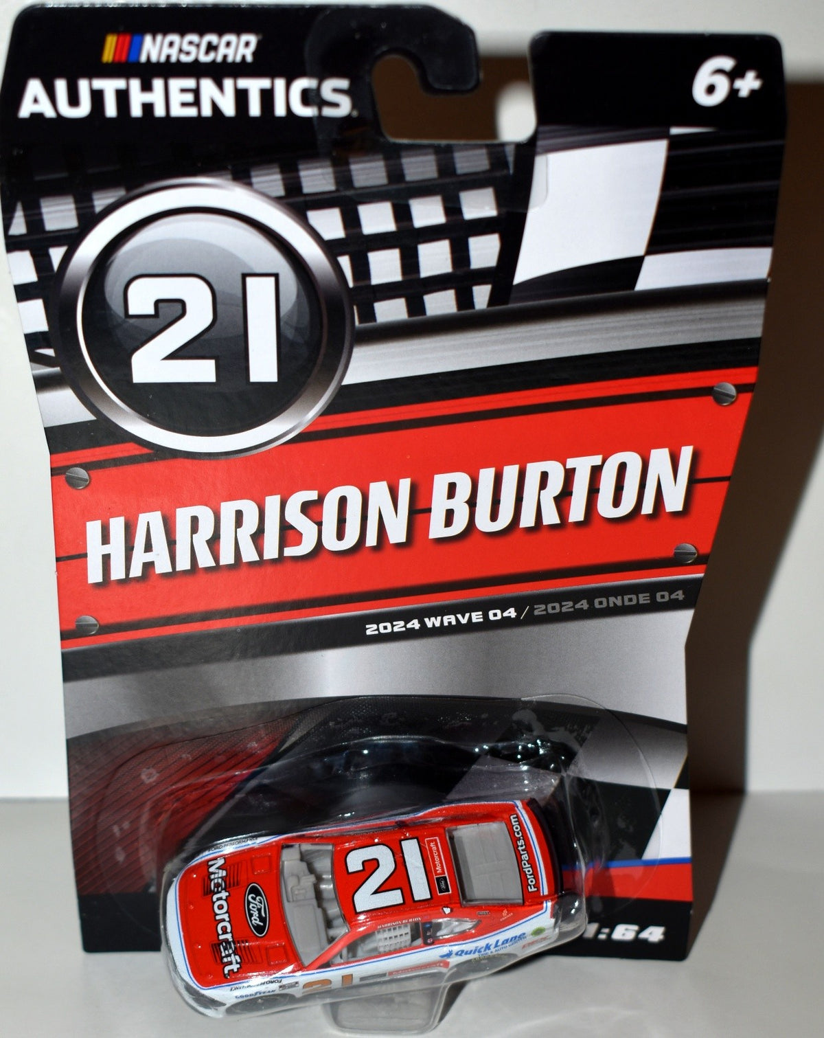 Lionel NASCAR Authentics - Harrison Burton Motorcraft Wood Brothers Ford Mustang