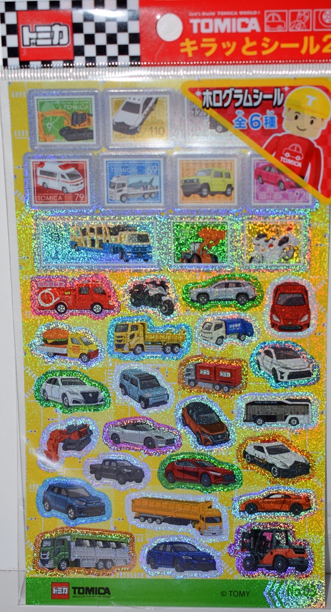 Tomica Sticker Sheet - Japan