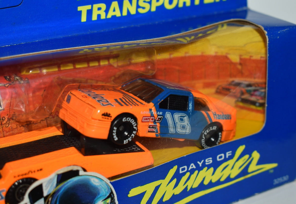 Matchbox - Days of Thunder Russ Wheeler  NASCAR Transporter and Chevy Lumina Stock Car Set