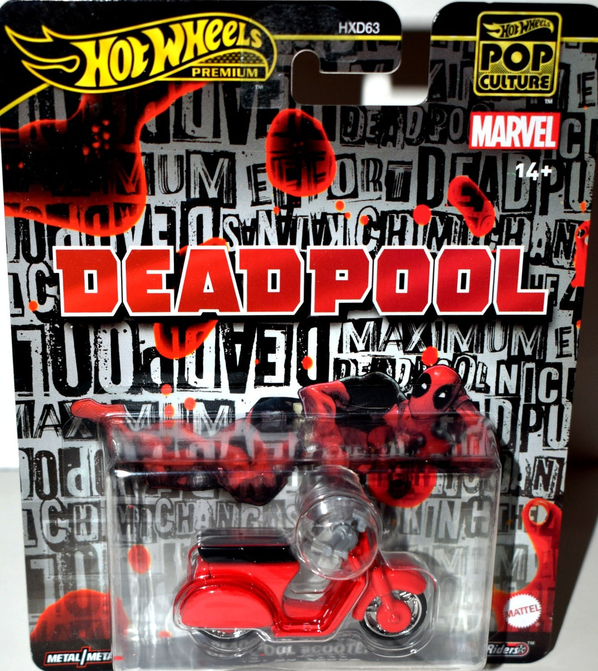 Hot Wheels Premium - Marvel - Deadpool Scooter