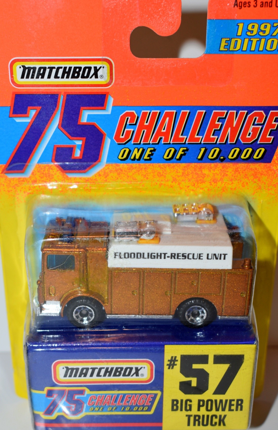 Matchbox Gold Challenge Extending Ladder Fire Truck