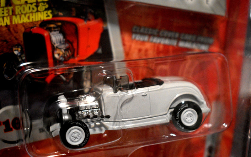 Johnny Lightning -  Tom Lowe Signed White Lightning 32 Ford Deuce Roadster