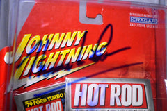 Johnny Lightning -  Tom Lowe Signed White Lightning 32 Ford Deuce Roadster
