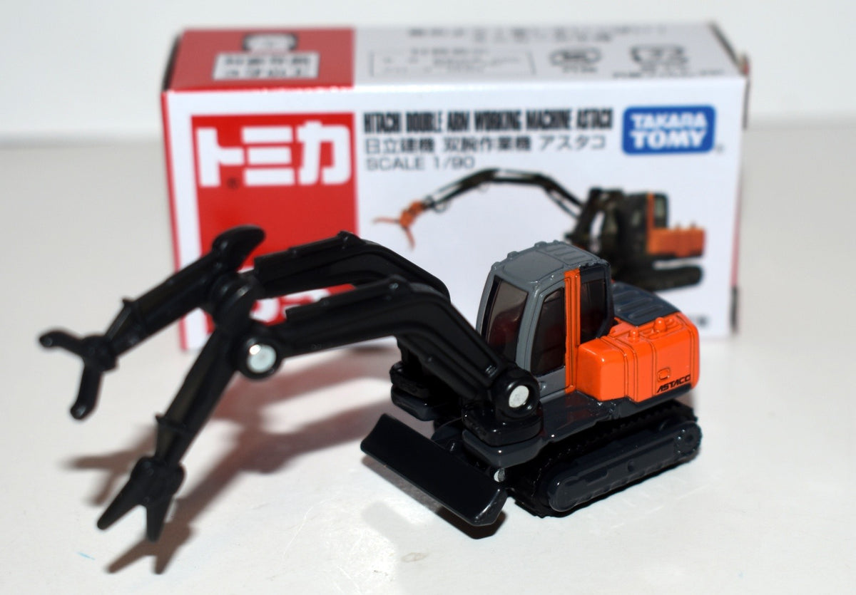 Tomica No 65 - Hitachi Double Arm Working Machine Astaco