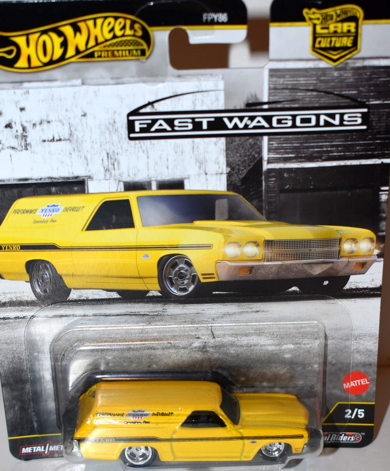 Hot Wheels Premium - Fast Wagons - 1970 Chevrolet Chevelle SS Wagon