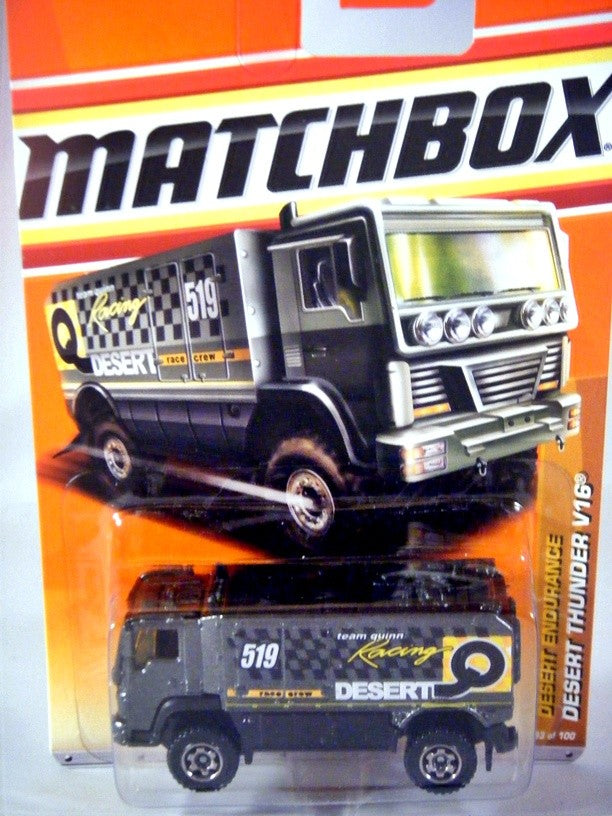 Matchbox Desert Thunder V16 Off Road Race Truck