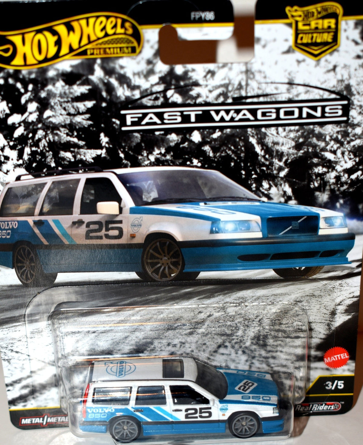 Hot Wheels Premium - Fast Wagons - Volvo 850 Wagon