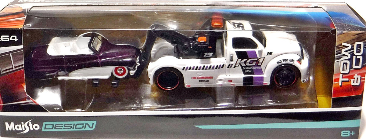 Maisto - Tow & Go - 1950 Mercury Convertible Truck Set