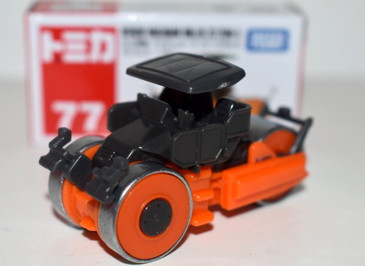 Tomica No 77 - Hitachi Macadam Roller ZC125M-5