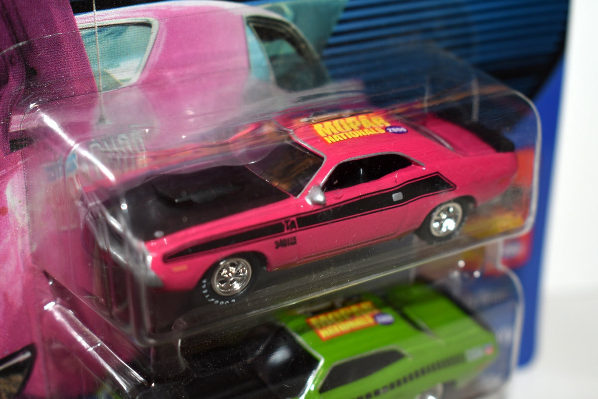 Johnny Lightning 1 of 2500 Sets - 20th Annual Mopar Nationals Promo ser with Cuda and Challenger