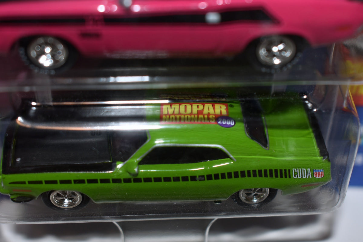 Johnny Lightning 1 of 2500 Sets - 20th Annual Mopar Nationals Promo ser with Cuda and Challenger