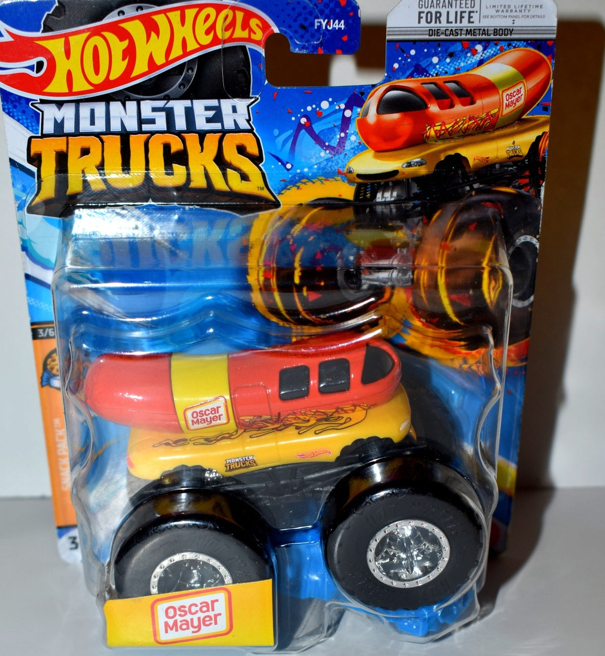 Hot Wheels Monster Trucks Set - Oscar Meyer Weinermobile Monster Truck