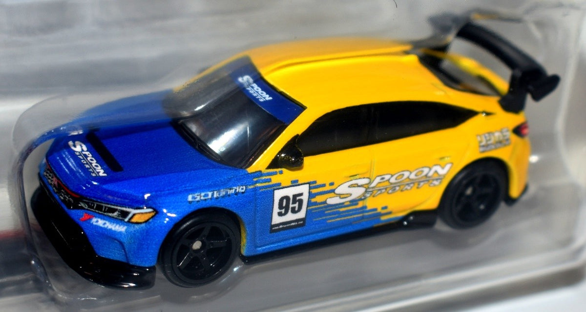 Hot Wheels Premium - Spoon Sports Honda Racing Set - Honda Civic Type R & Honda Civic Type R (EK9)