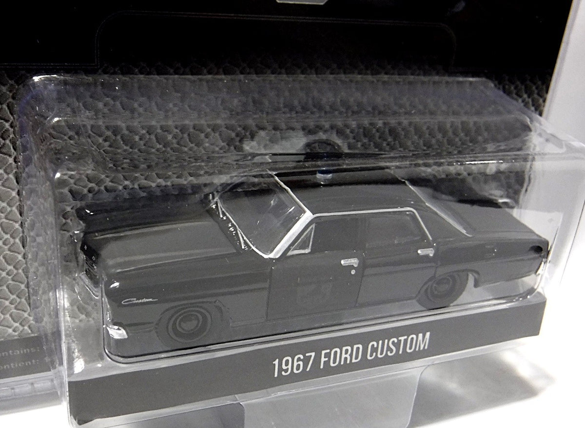 Greenlight Black Bandit 1967 Ford Custom Police Patrol Car