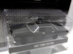 Greenlight Black Bandit 1967 Ford Custom Police Patrol Car